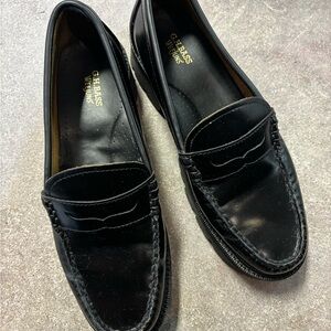 G.H. Bass & Co. Black Leather Penny Loafers